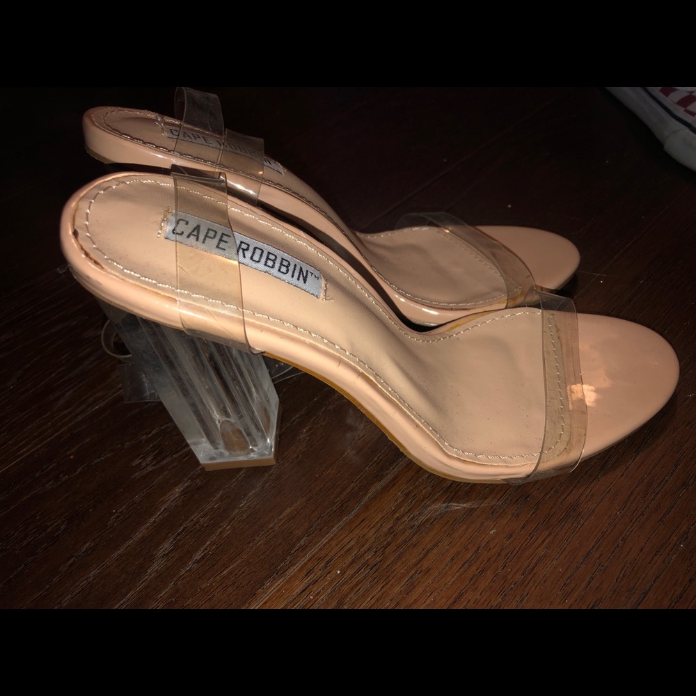 Clear princess heel